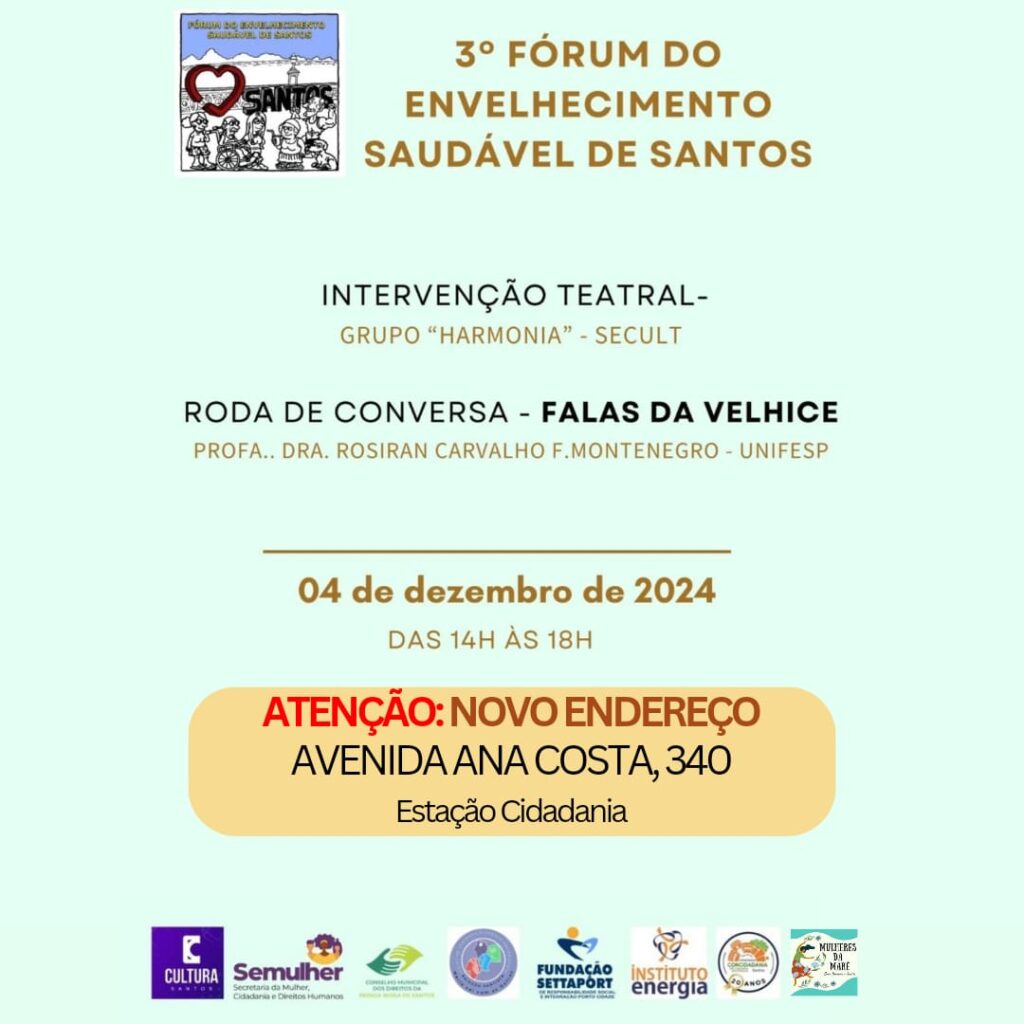 III Encontro do Fórum do Envelhecimento Saudável de Santos